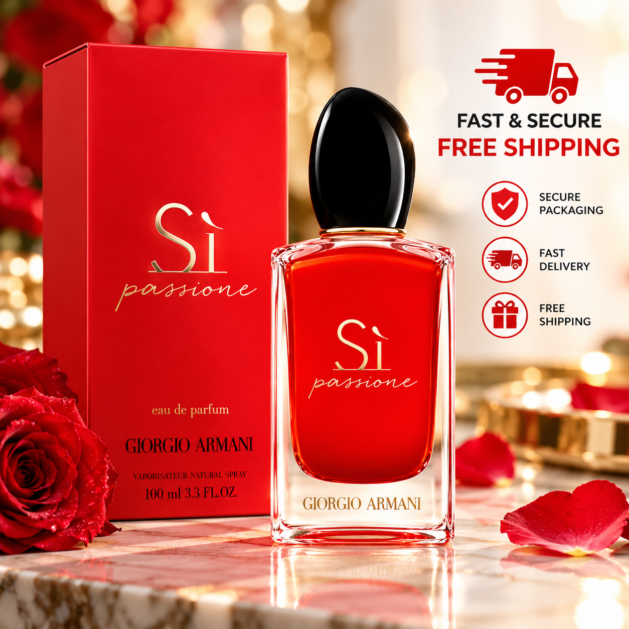 Giorgio Armani Sì Passione Eau de Parfum for Women 100ml EDP Spray