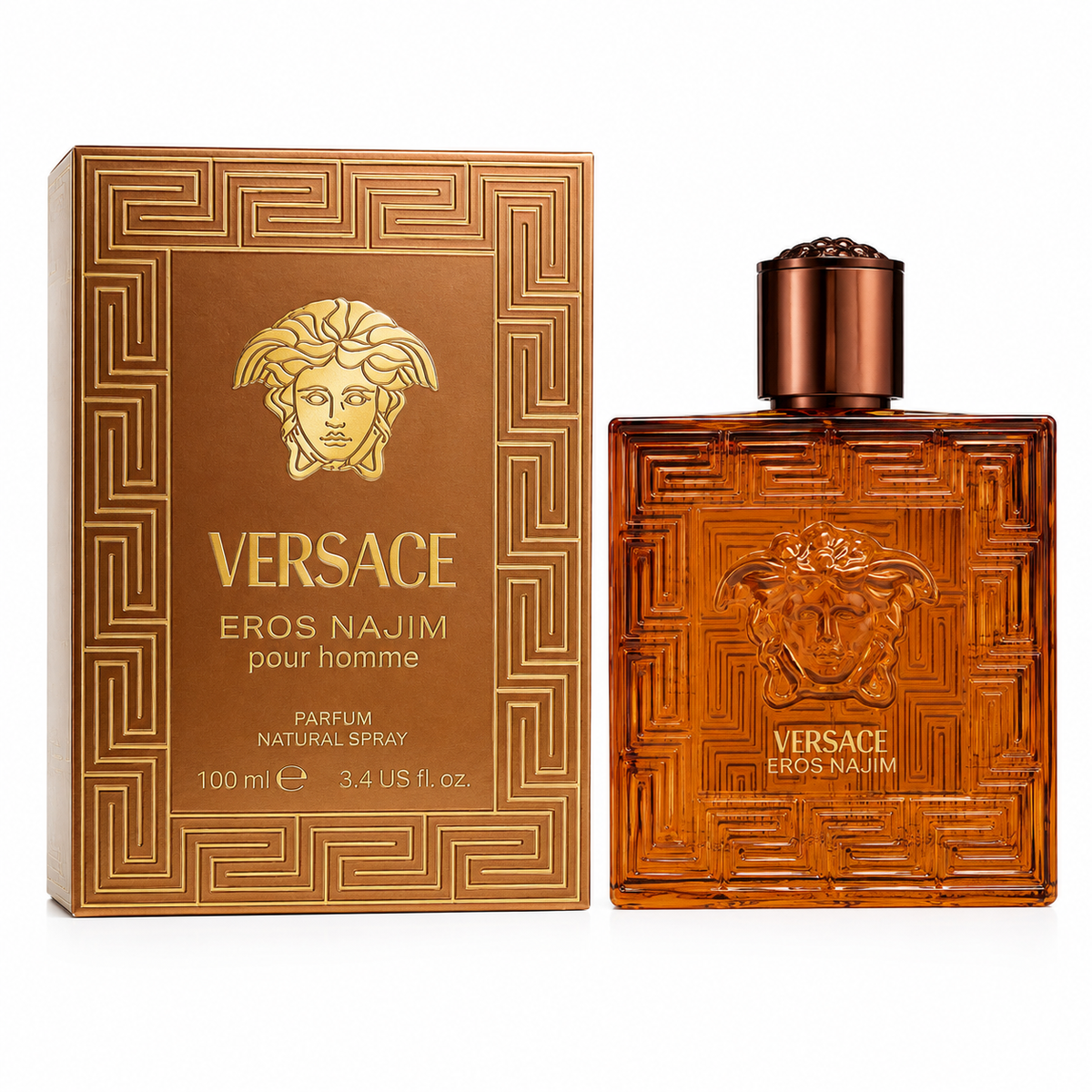 Versace Eros Najim Pour Homme Eau de Parfum 100ml – Men’s Luxury Fragrance