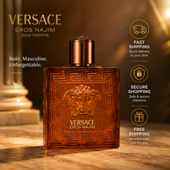 Versace Eros Najim Pour Homme Eau de Parfum 100ml – Men’s Luxury Fragrance