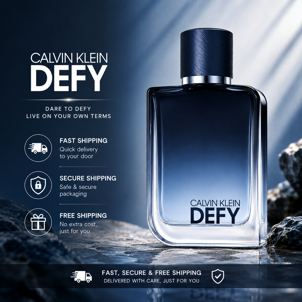 Calvin Klein Defy EDP 200ml for Men – Long-Lasting Fresh & Modern Perfume